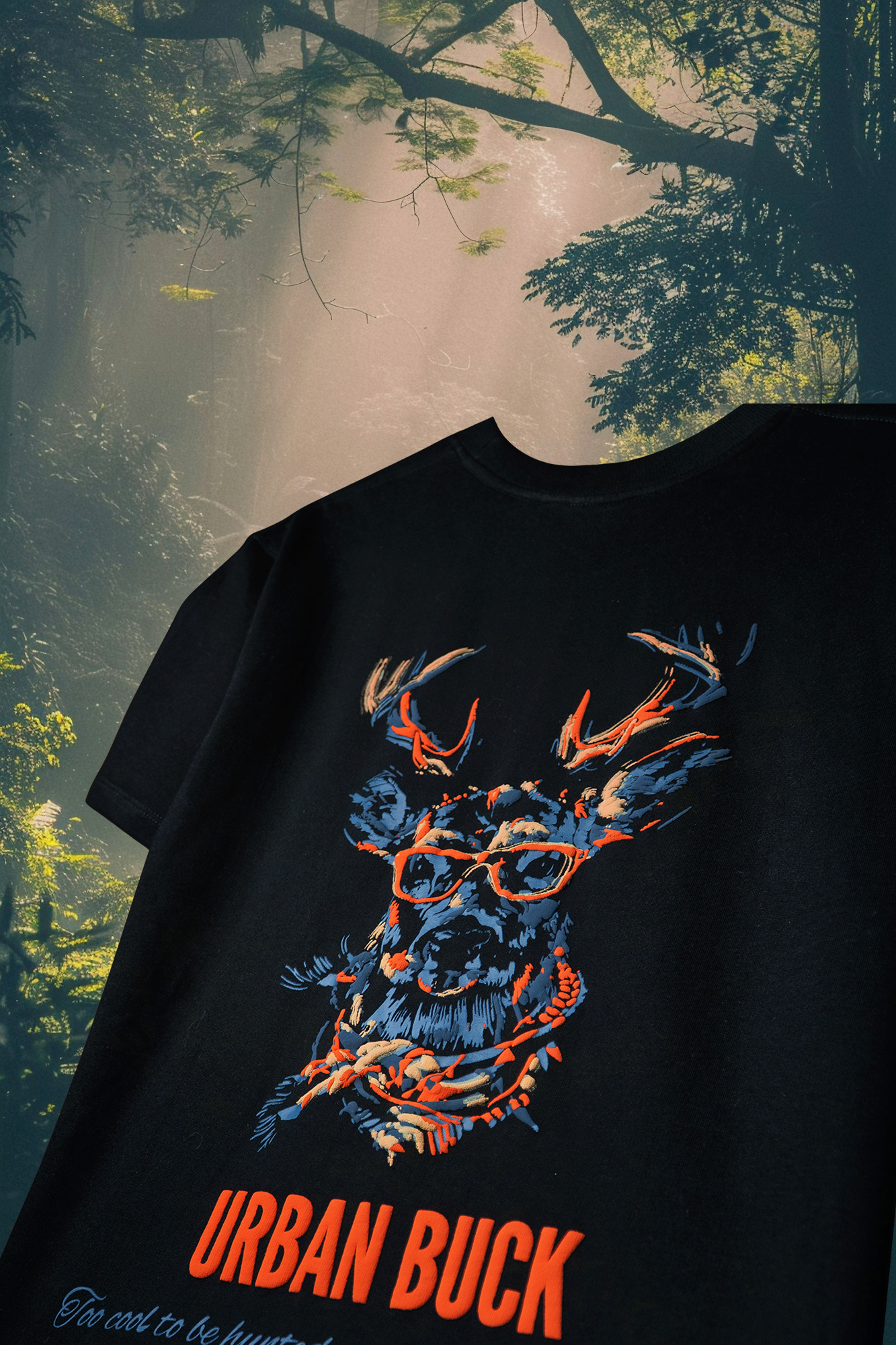 Jardo Urban Buck premium streetwear t-shirt – oversized graphic tee for trendsetters