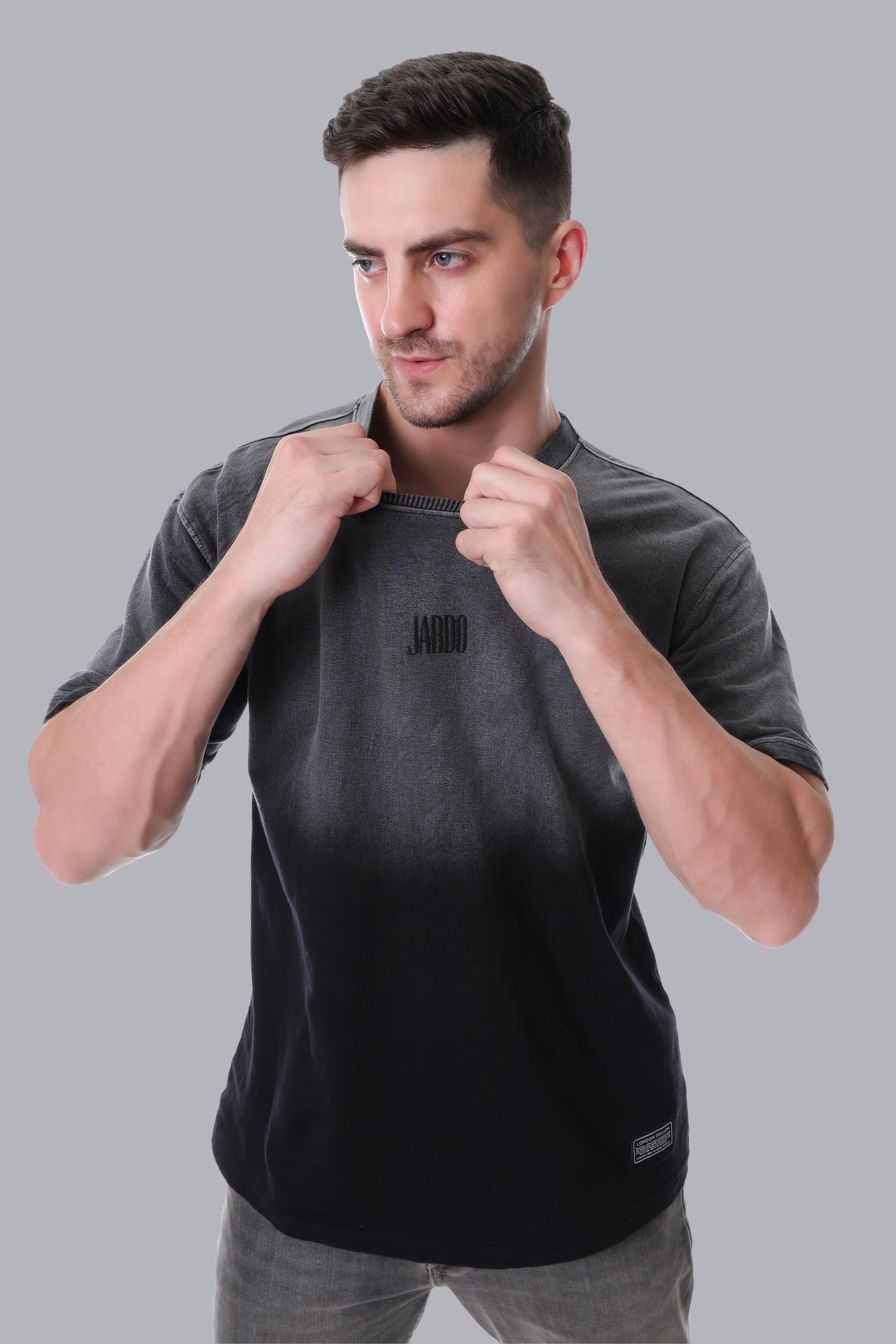 OBSIDIAN FADE BLACK T - SHIRT - Jardo